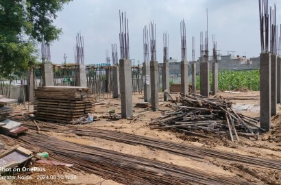 Twin Chalet Project Update: Foundation Complete and Pillars Rising